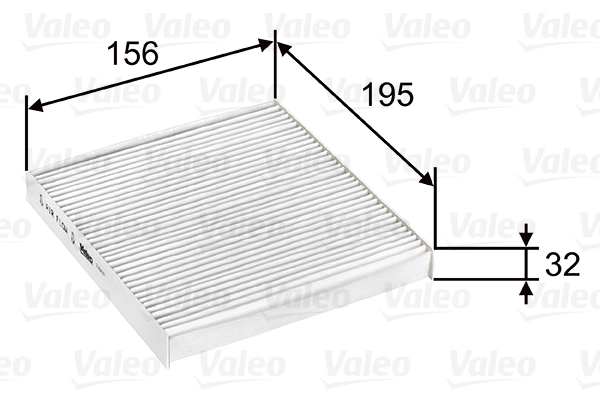 Filtre, air de l'habitacle VALEO 715637