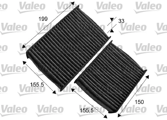 Filtre, air de l'habitacle VALEO 715557