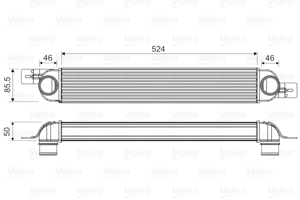 Intercooler, échangeur VALEO 818661