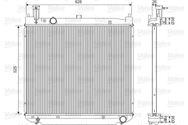 Radiateur, refroidissement du moteur VALEO 701591