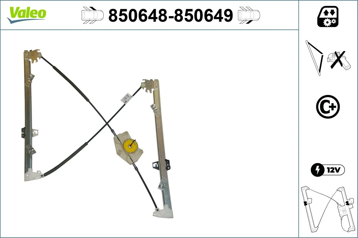 Lève-vitre VALEO 850648