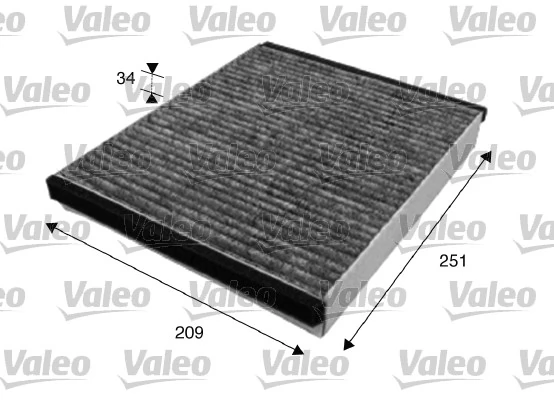 Filtre, air de l'habitacle VALEO 715628