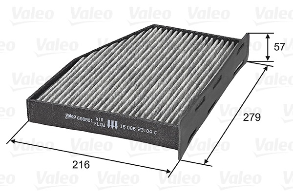 Filtre, air de l'habitacle Valeo