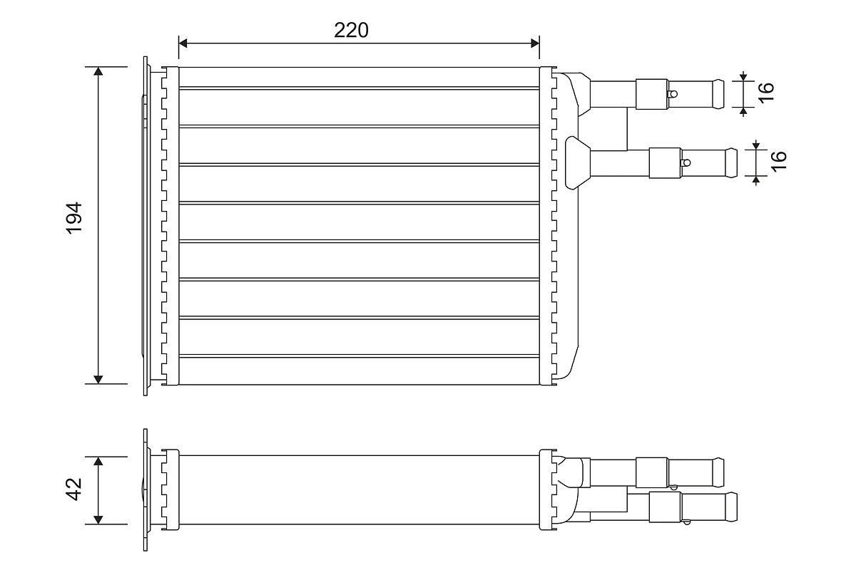 Système de chauffage VALEO 812141