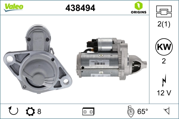Démarreur VALEO 438494