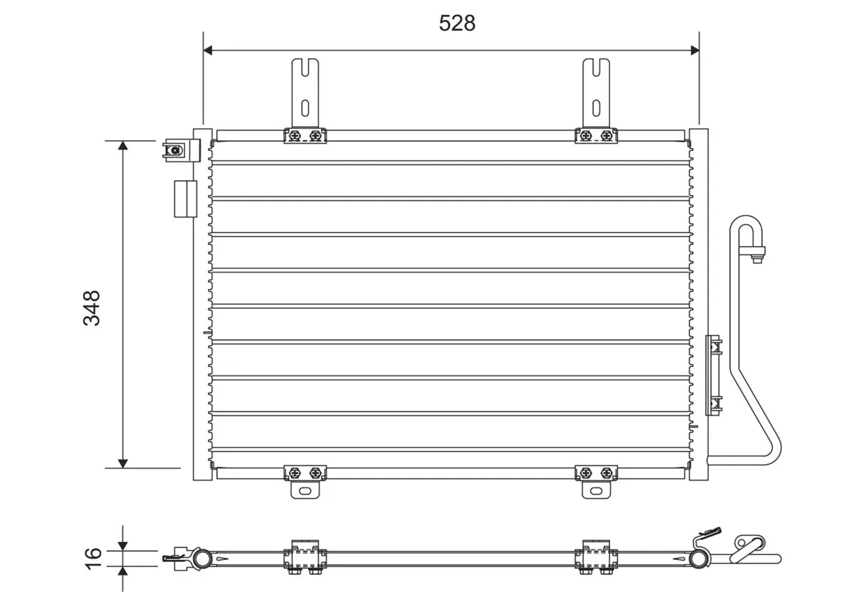 Condenseur, climatisation VALEO 812695