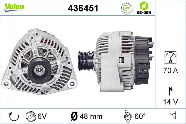 Alternateur VALEO 436451
