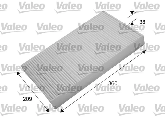 Filtre, air de l'habitacle VALEO 698871