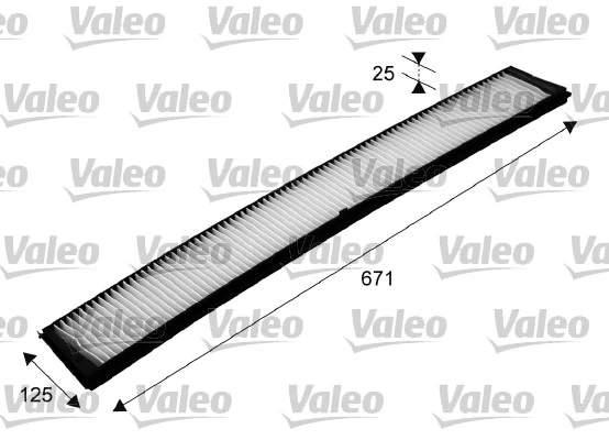 Filtre, air de l'habitacle VALEO 698489