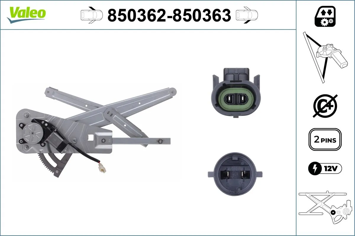 Lève-vitre VALEO 850362