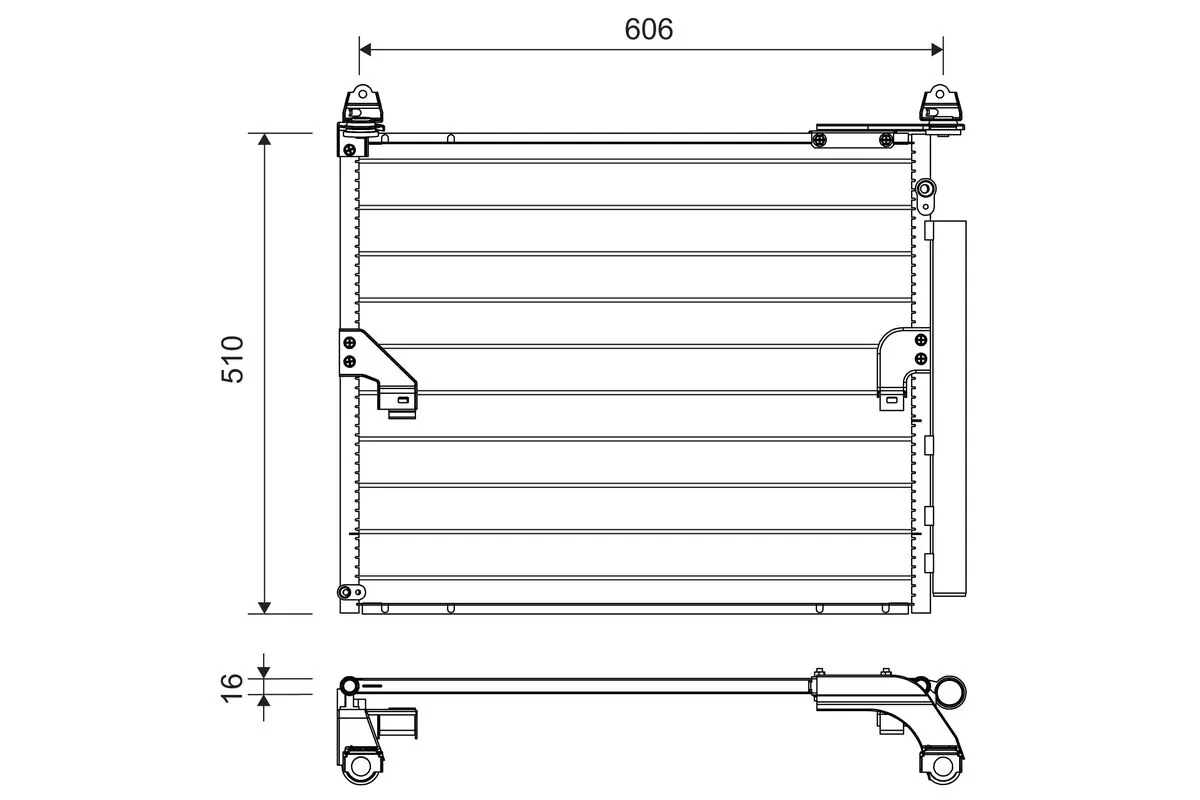 Condenseur, climatisation VALEO 822717