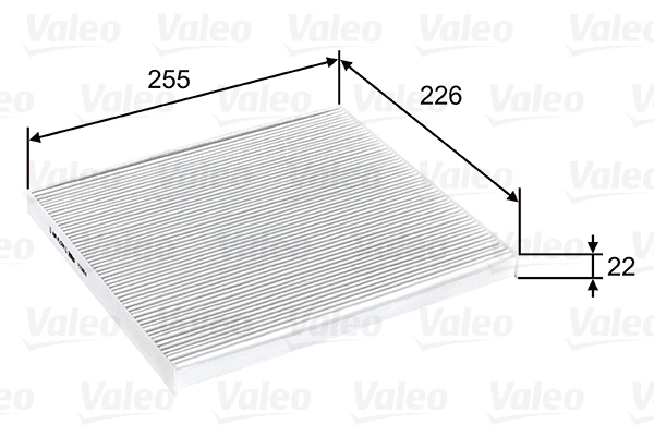 Filtre, air de l'habitacle VALEO 715804