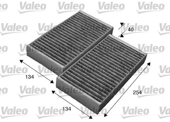 Filtre, air de l'habitacle VALEO 715544