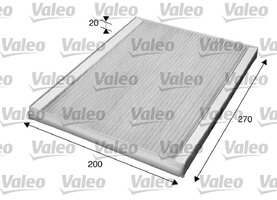 Filtre, air de l'habitacle VALEO 715609