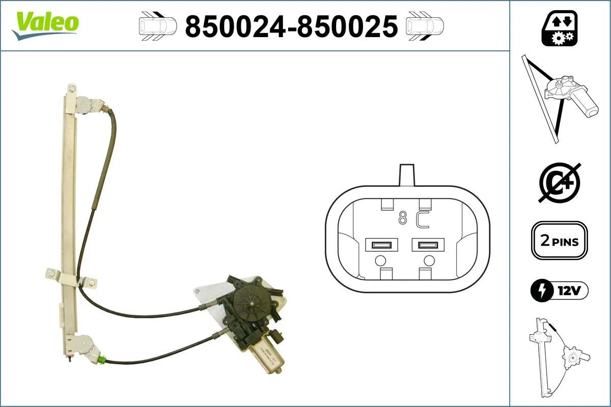 Lève-vitre VALEO 850024