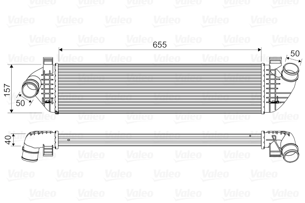 Intercooler, échangeur VALEO 818571