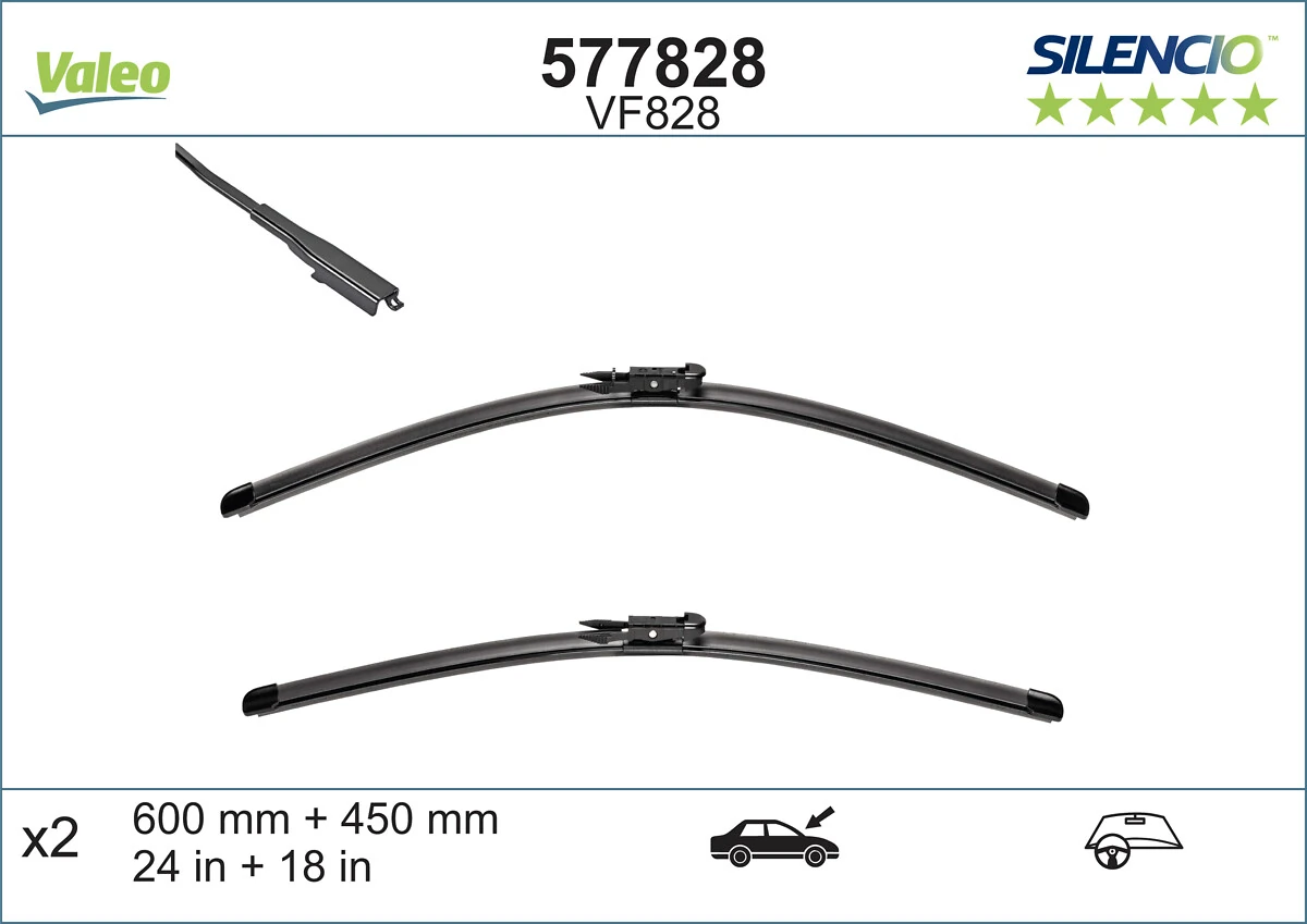 Щітки двірника VALEO (577828)