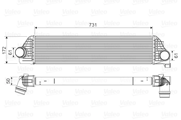 Intercooler, échangeur VALEO 818561