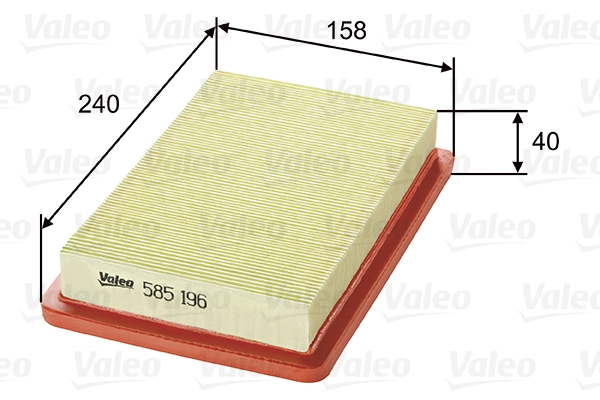VALEO 585196 — Повітряний фільтр