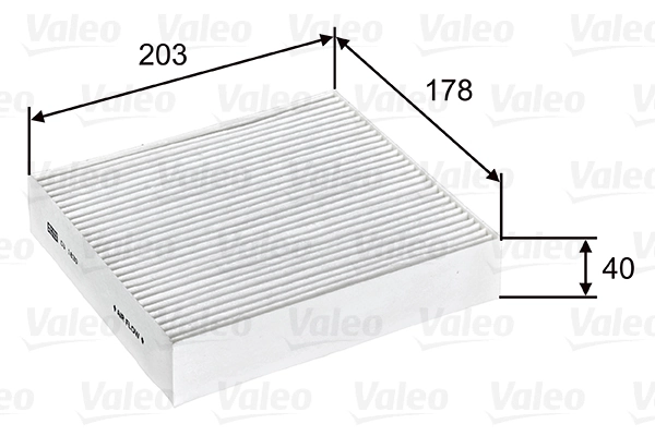 Filtre, air de l'habitacle VALEO 715603