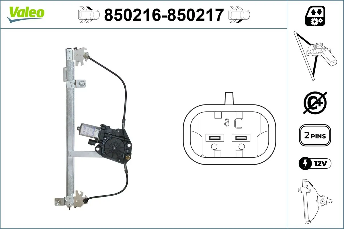 Lève-vitre VALEO 850216