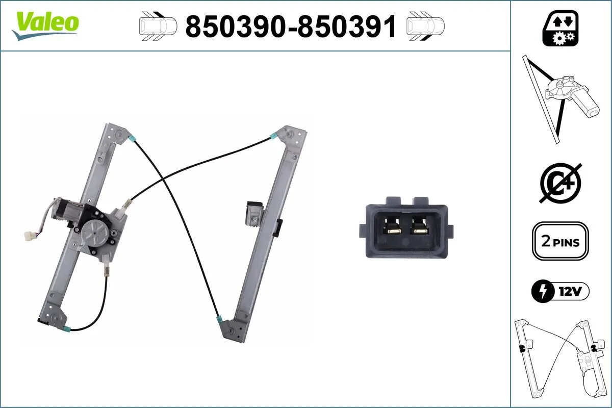 Lève-vitre VALEO 850390