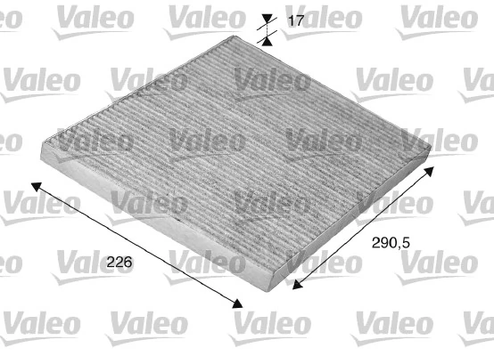 Filtre, air de l'habitacle VALEO 698746