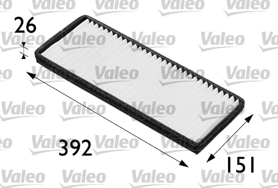 Filtre, air de l'habitacle VALEO 698164