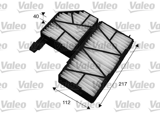 Filtre, air de l'habitacle VALEO 715563