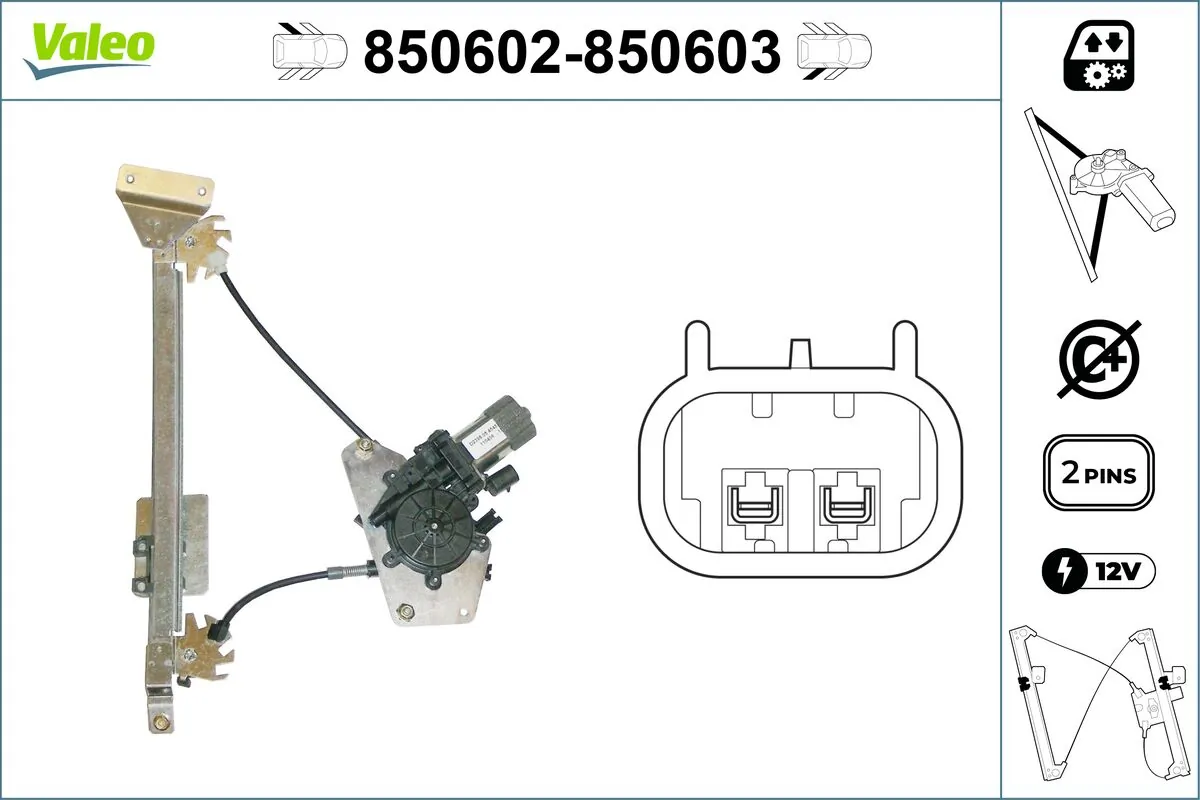 Lève-vitre VALEO 850602