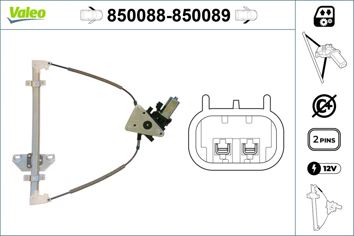 Lève-vitre VALEO 850088