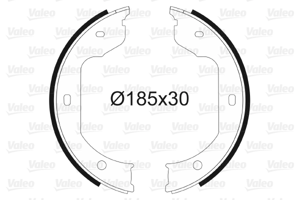 Brake Shoe Set, parking brake