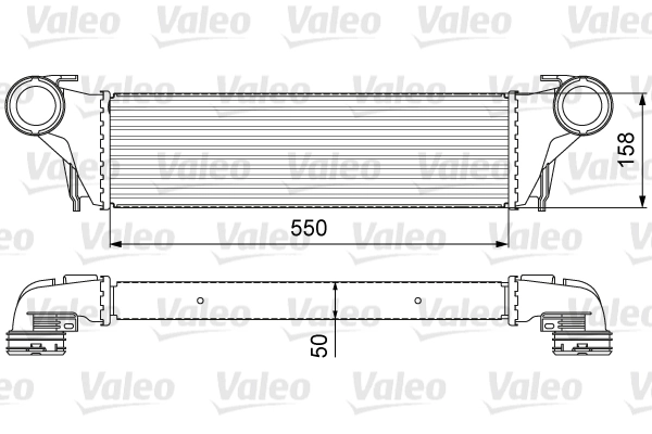 Intercooler, échangeur VALEO 818618