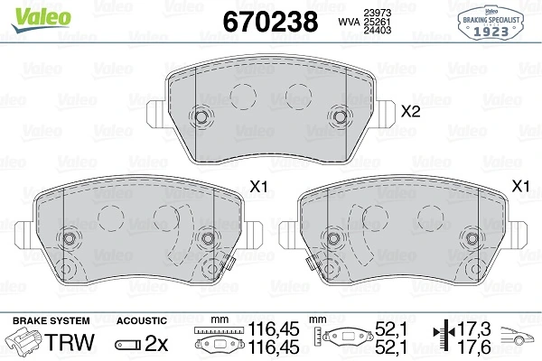 Brake Pad Set, disc brake