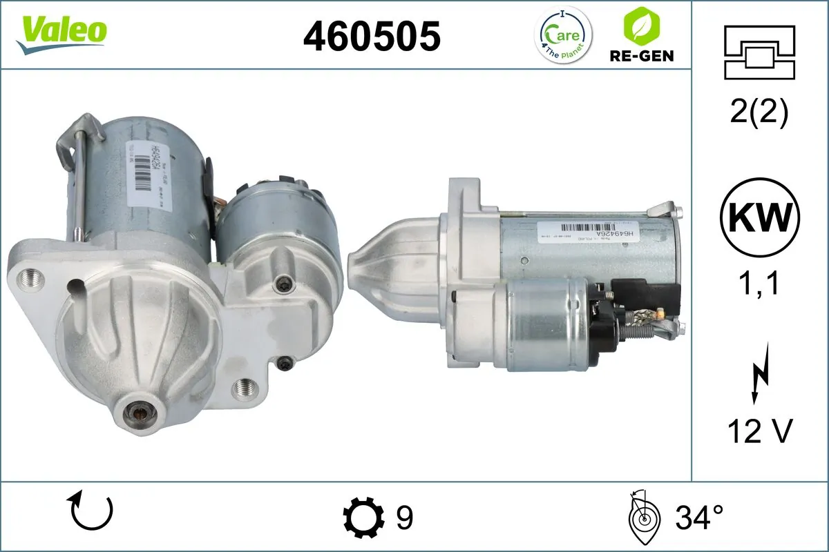 Démarreur VALEO 460505