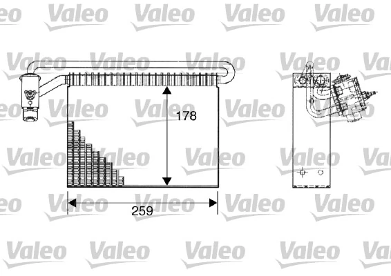 Evaporator, air conditioning