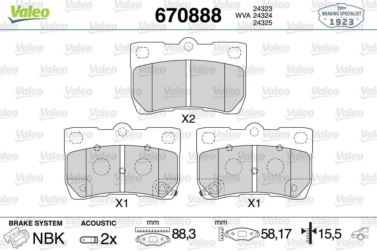 Brake Pad Set, disc brake