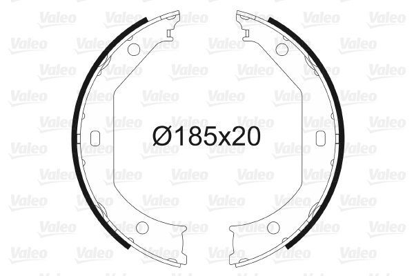 Brake Shoe Set, parking brake