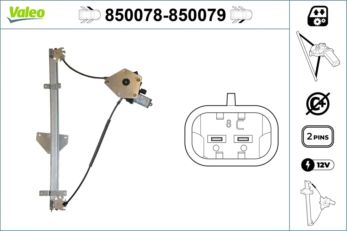 Lève-vitre VALEO 850078