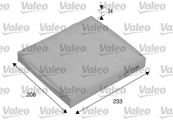 Filtre, air de l'habitacle VALEO 715510