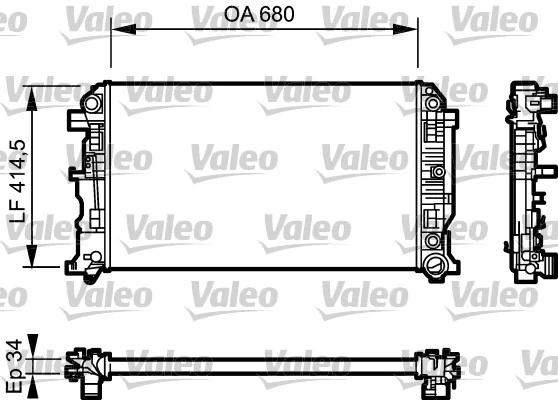 Radiator, engine cooling