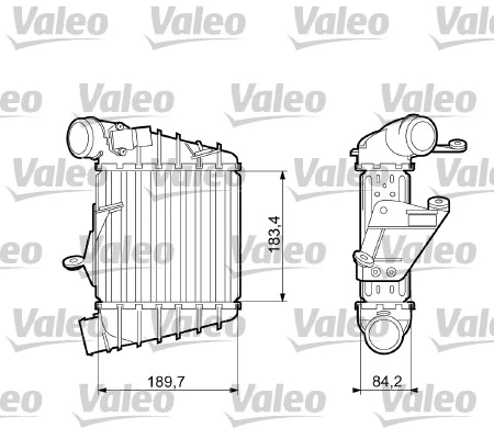 Intercooler, échangeur VALEO 817556