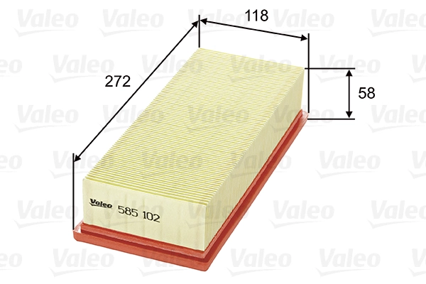 VALEO 585102 — Повітряний фільтр