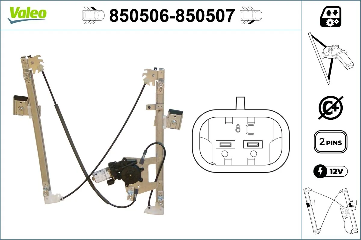 Lève-vitre VALEO 850506