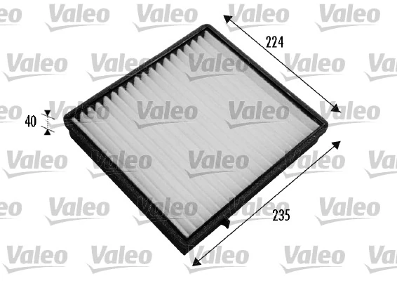 Filtre, air de l'habitacle VALEO 698777