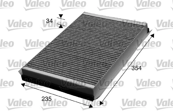 Filtre, air de l'habitacle VALEO 715602