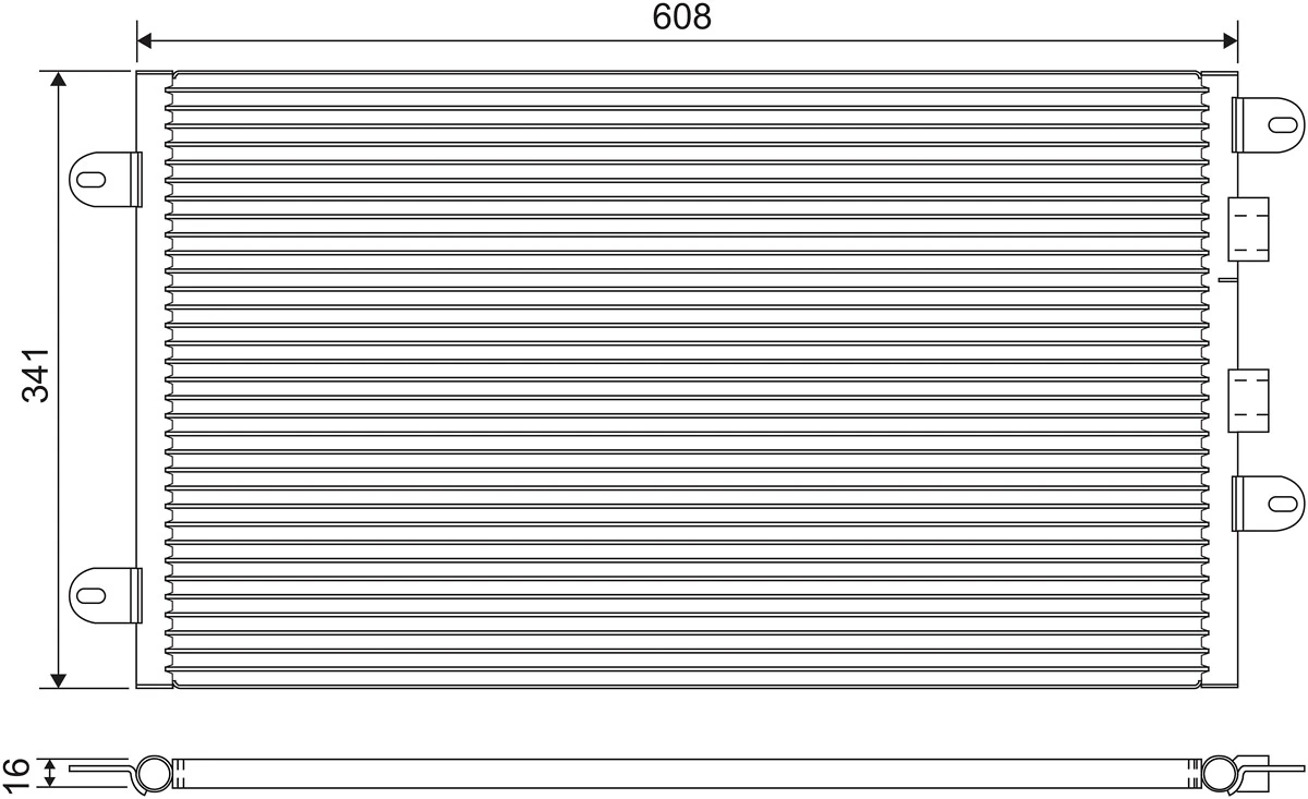 Condenseur, climatisation VALEO 817463
