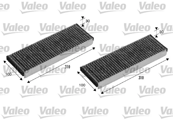 Filtre, air de l'habitacle VALEO 715501