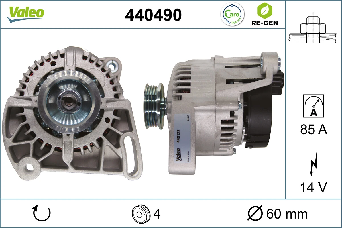 Alternateur VALEO 440490