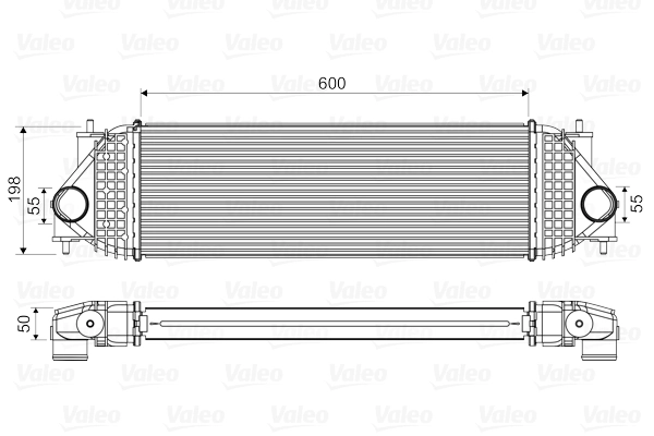 Intercooler, échangeur VALEO 818662